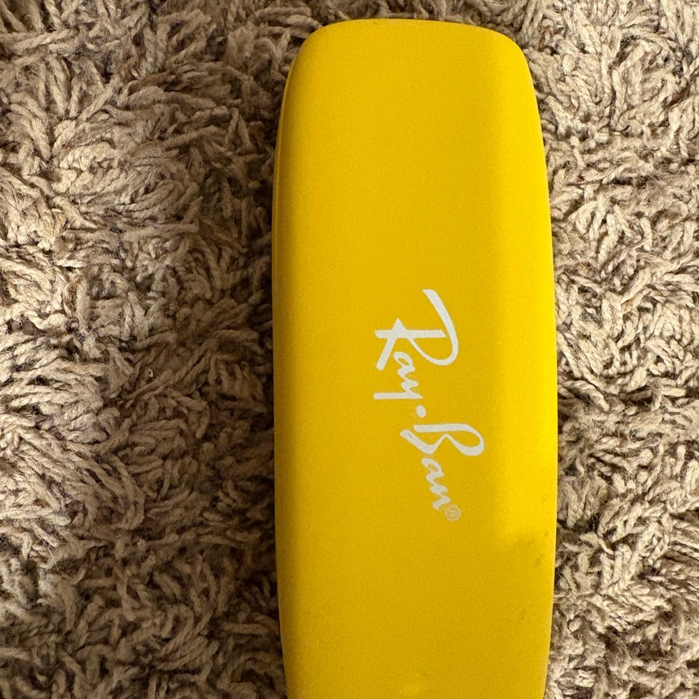 Ray-Ban Yellow Glasses Case